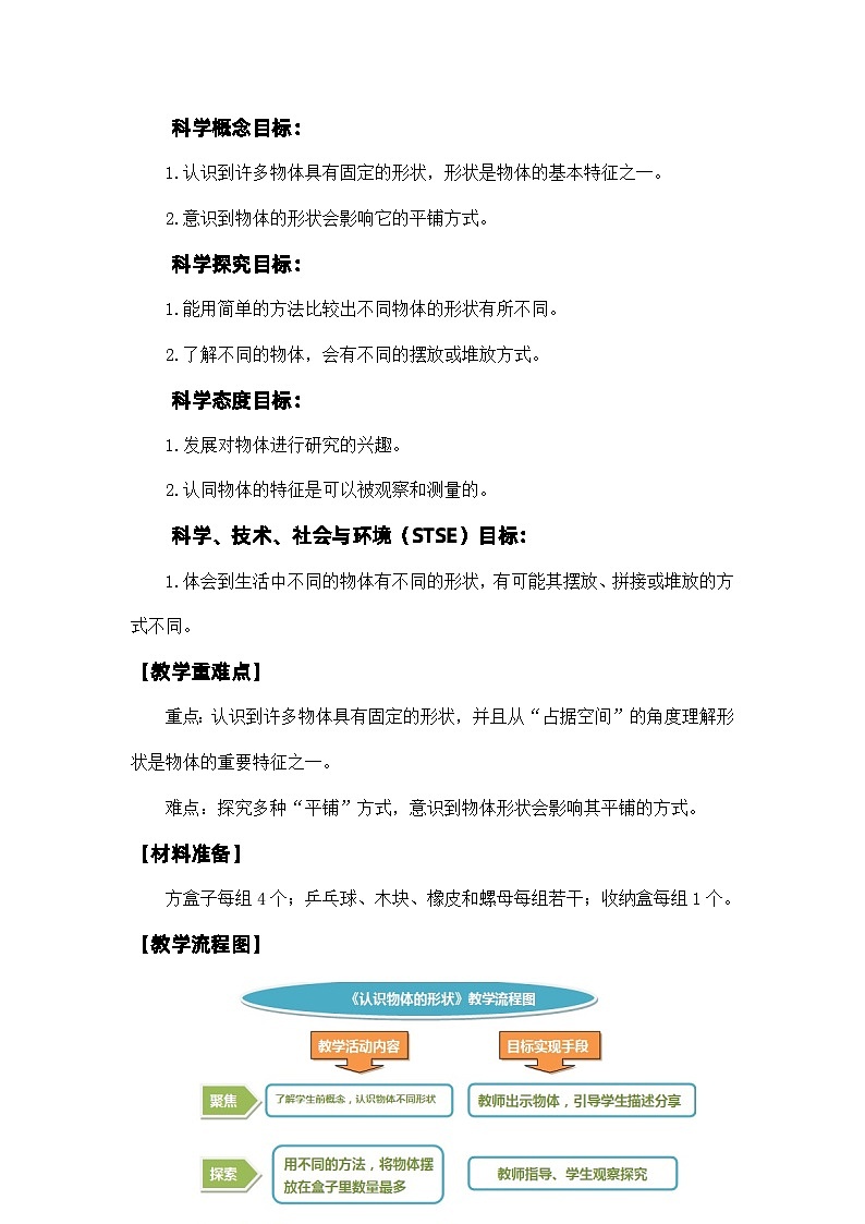 3《认识物体的形状》教学设计第2页