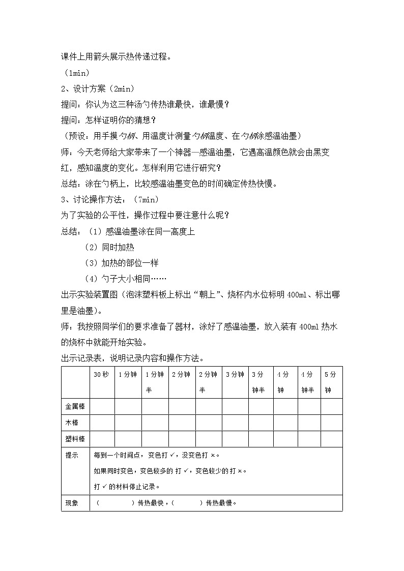 五下《哪个传热快》教学设计03