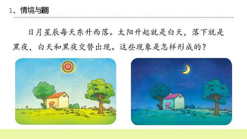 六年级下册冀人版科学第1课 《昼夜的形成》课件PPT+教案03
