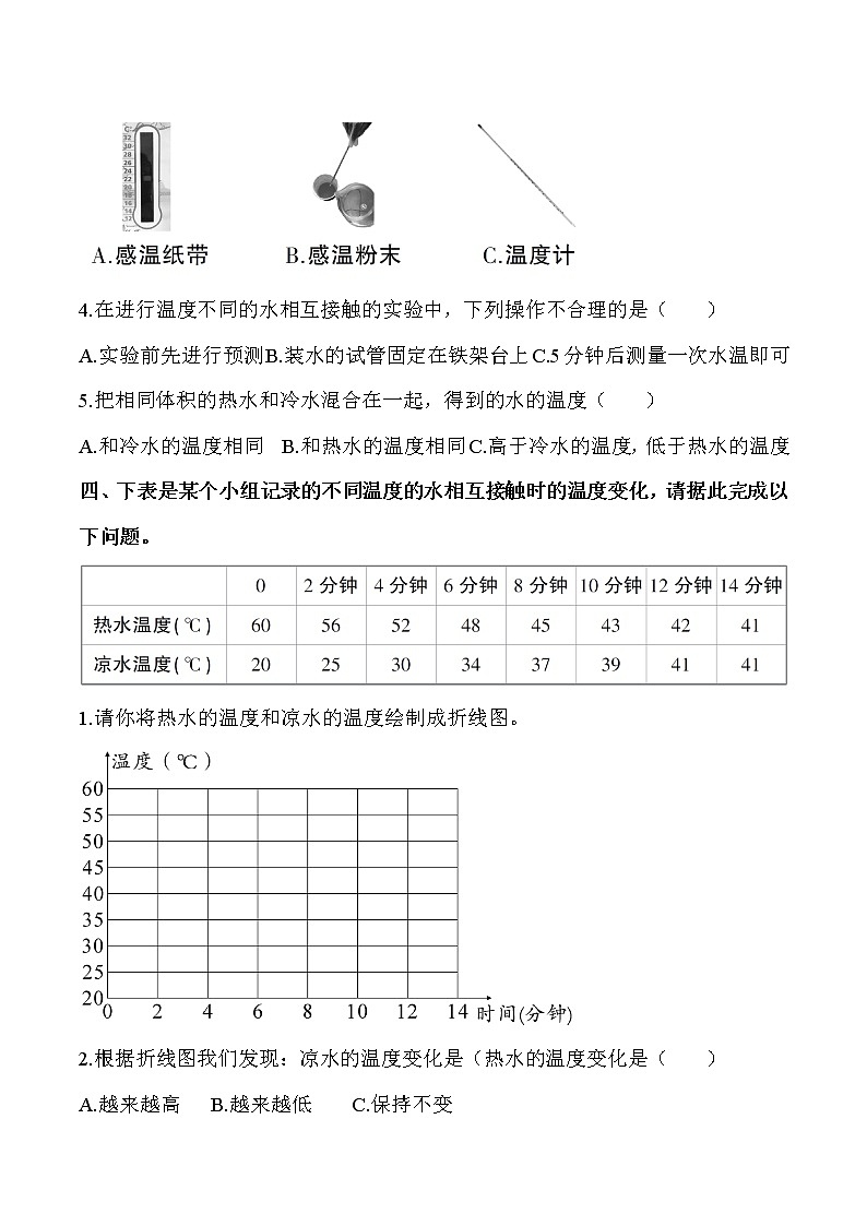 教科版科学五年级科学下册 4.3温度不同的物体相互接触 课件+视频（送练习）02