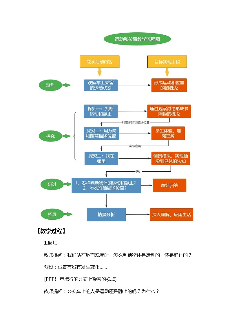 1-1《运动和位置》教学设计第3页
