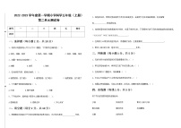 教科版科学五年级上册 第二单元 测试卷 （试题）+（答案）