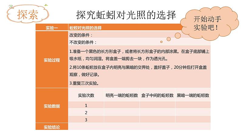 小学科学 五年级下《蚯蚓的选择》 课件08