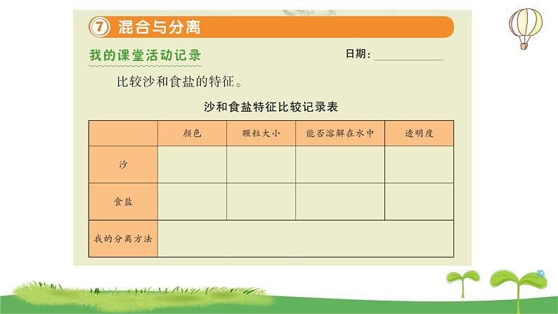 教科版三年级科学上册1.7《混合与分离》教学课件05