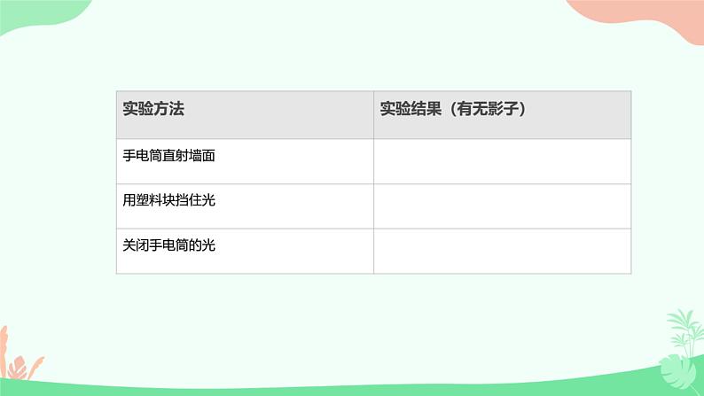 湘科版科学四年级上册3.1光与影（教学课件）06