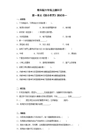 教科版六年级上册科学 第一单元《微小世界》测试卷一