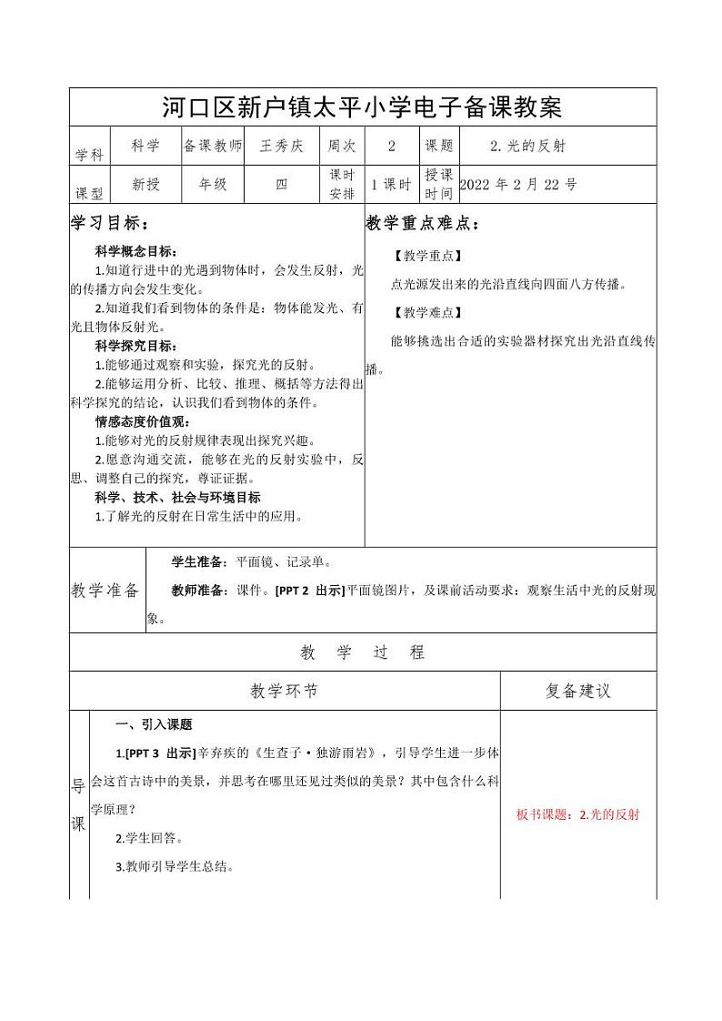 2.光的反射第1页