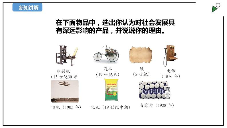 苏教版六上科学5.15《影响人类文明的里程碑》PPT课件+视频素材05