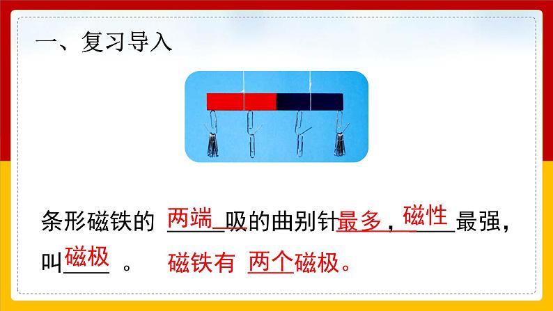 大象版科学二年级上册3.2两极指南北（课件）01