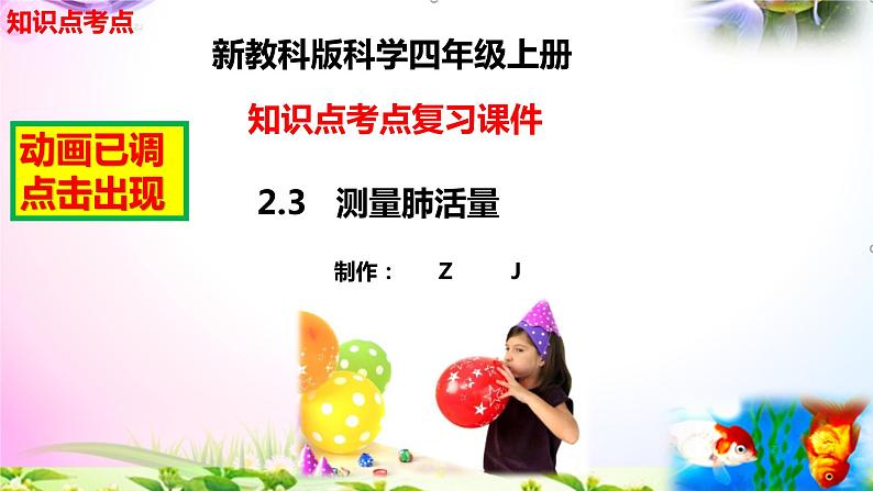 教科版科学四年级上册2.3测量肺活量-知识点复习课件+实验+典型试题(动画已调)02