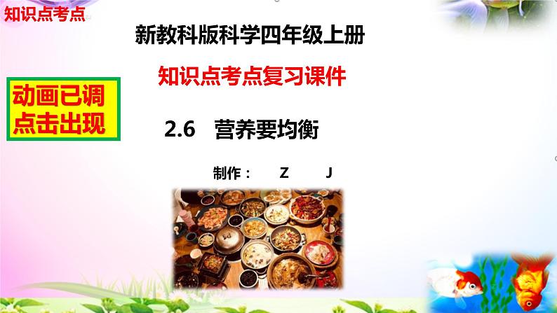 教科版科学四年级上册2.6营养要均衡-知识点复习课件+实验+典型试题(动画已调)02