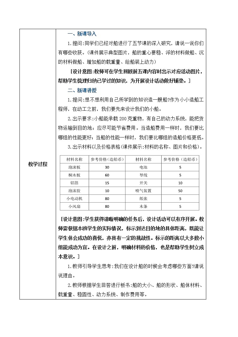2.6《设计我们的小船》课件PPT+教案02