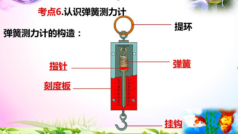 教科版科学四年级上册3.4弹簧测力计-知识点复习课件+实验+典型试题(动画已调)05