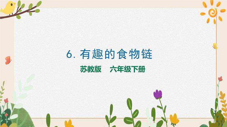 2.6《有趣的食物链》教学课件第1页