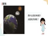 教科版 三年级下册 科学 3.8太阳、月球和地球（课件 +视频）