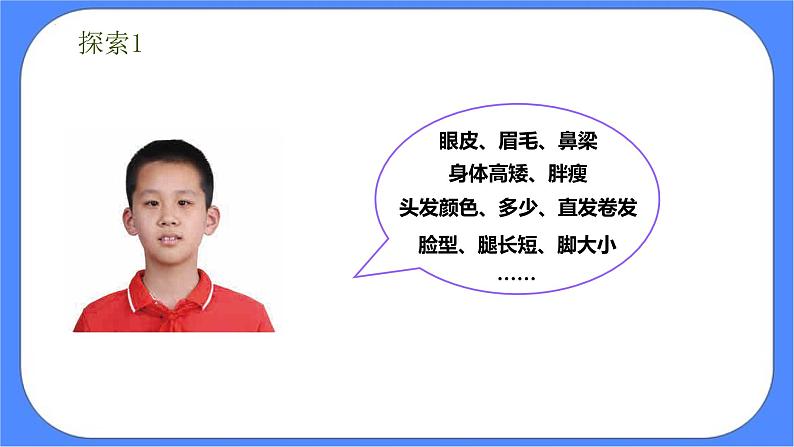 2.5《相貌各异的我们》课件+练习(含答案) 教科版六下科学04