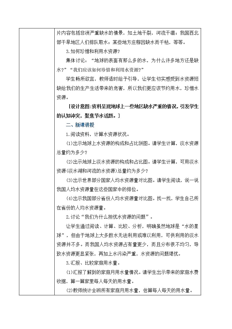 3.3《珍惜水资源》课件PPT+教案02