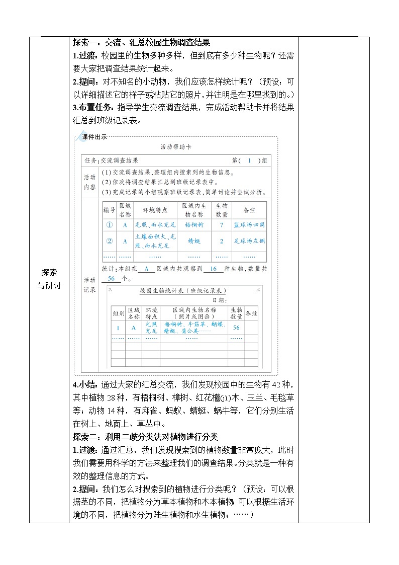 新教科版科学六下 第2课 制作校园生物分布图PPT课件+教案+视频素材03