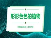 新教科版科学六下 第3课 形形色色的植物PPT课件+教案+视频素材