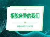 新教科版科学六下 第5课 相貌各异的我们PPT课件+教案+视频素材