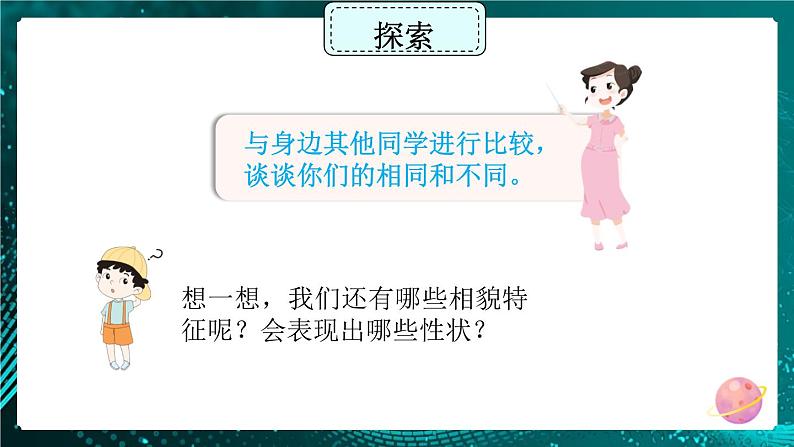 新教科版科学六下 5.相貌各异的我们 PPT课件第7页