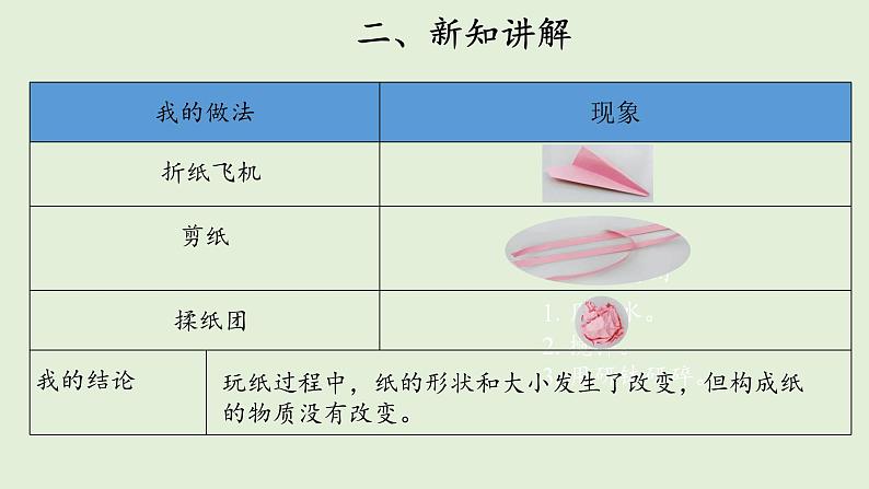 9多变的纸 三年级下册科学+青岛版课件PPT第8页