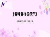 教科版二年级科学上册课件2各种各样的天气