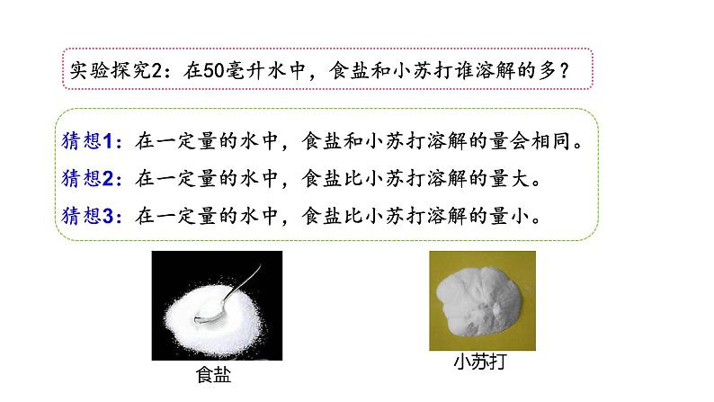 5、谁在水中溶解的多（课件）-2021-2022学年科学三年级下册07