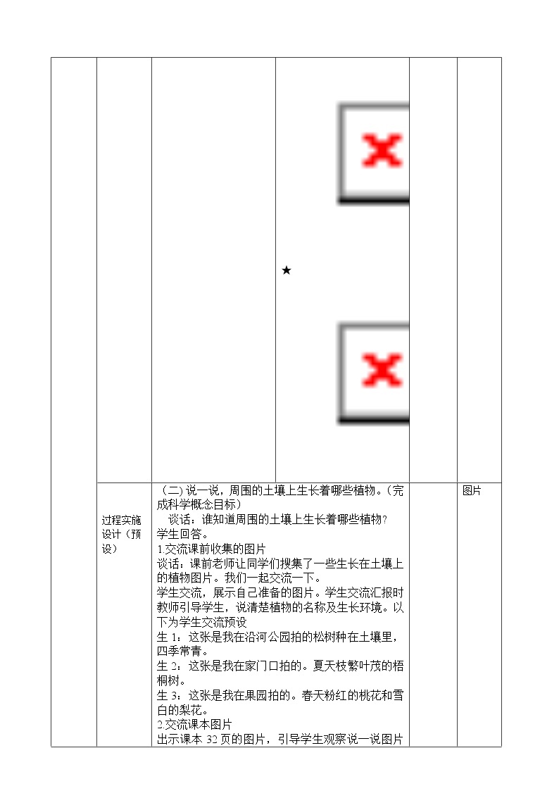 一年级下册科学学历案 教案试卷03