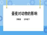 3.11 昼夜对动物的影响 课件+教案+试题+素材