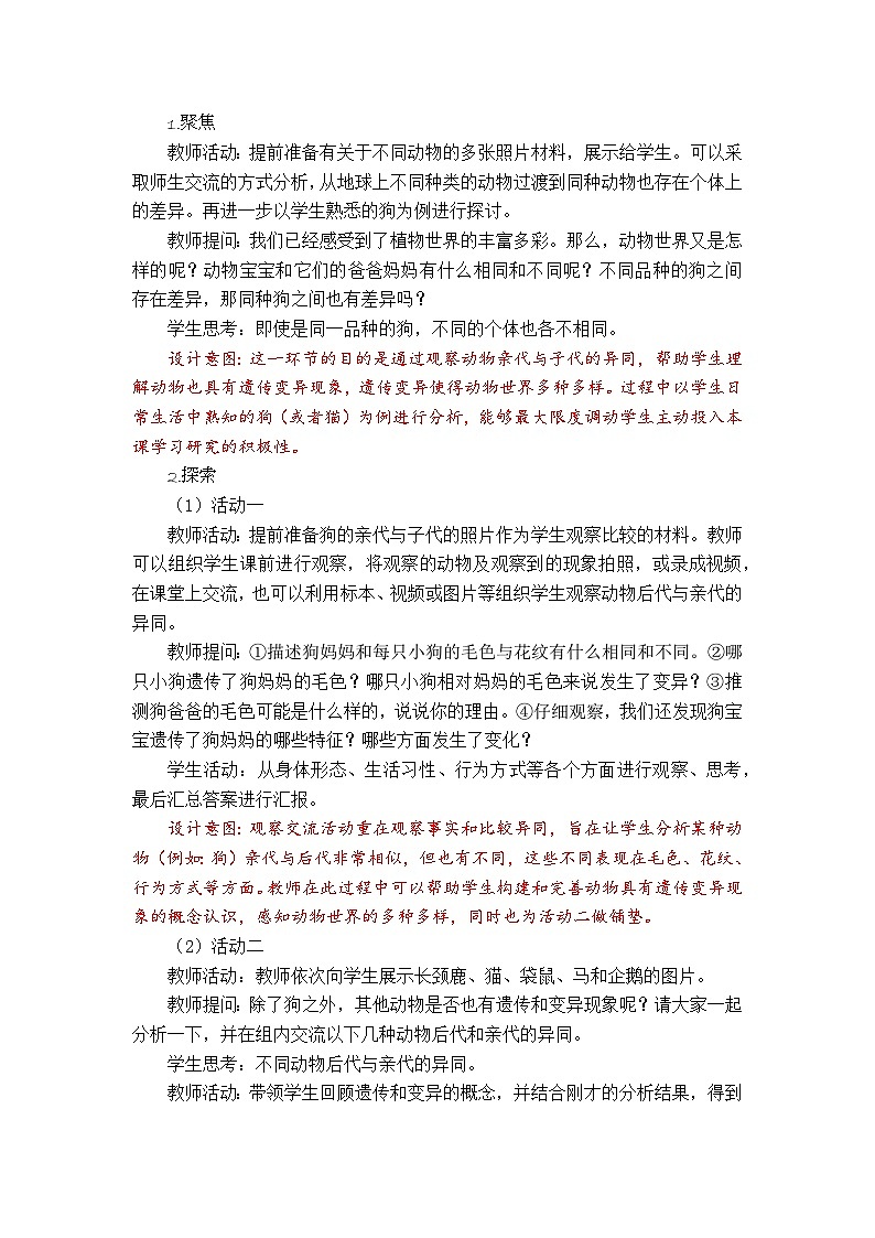 2.4《多种多样的动物》课件+教案+实验记录单03
