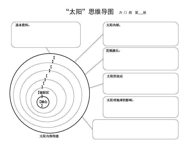 《太阳系大家庭》记录单作业等设计稿第2页