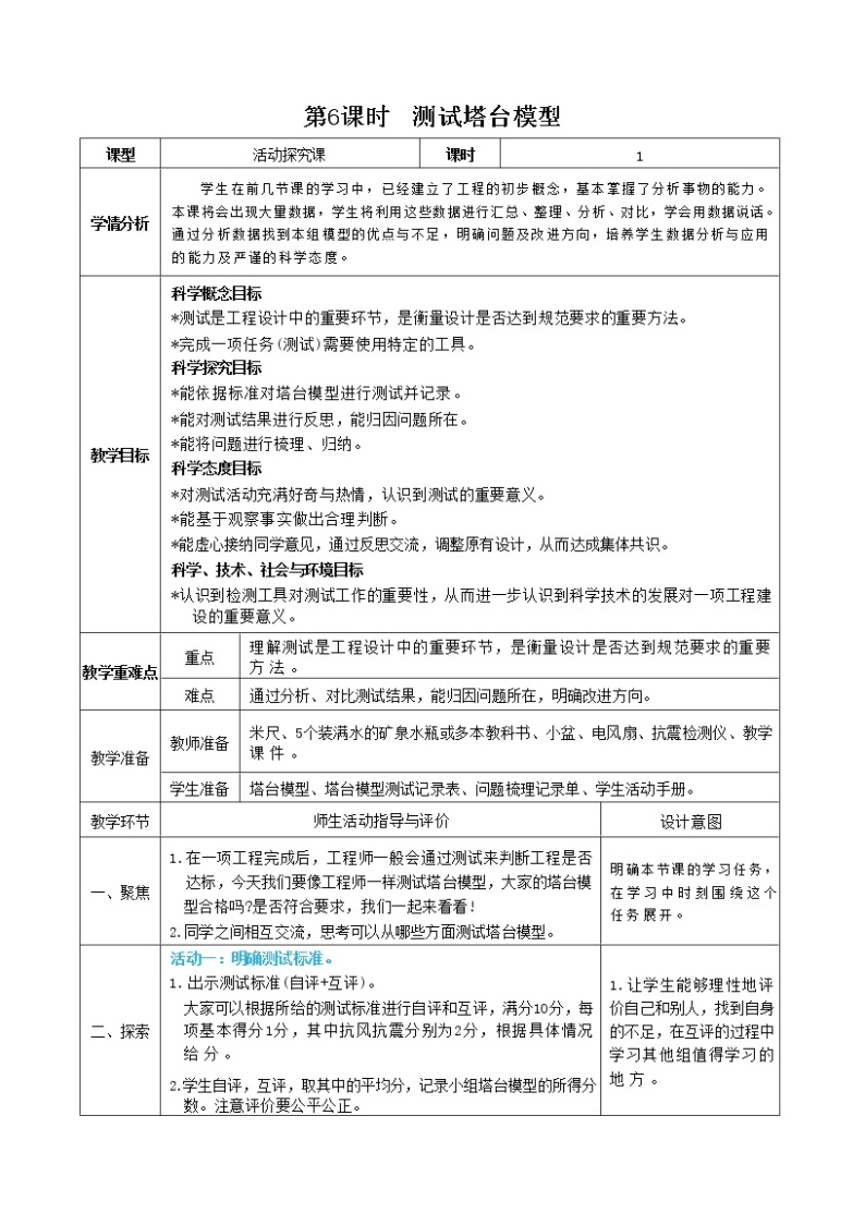 1.6 测试塔台模型（课件+教案）01