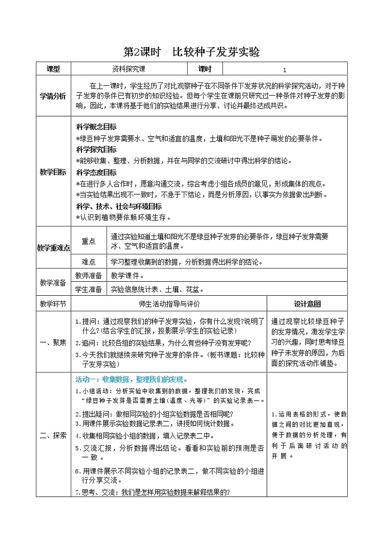 1.2 比较种子发芽实验（课件+教案+视频素材）01