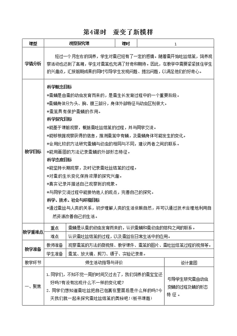 2.4 蚕变了新模样（课件+教案+视频素材）01