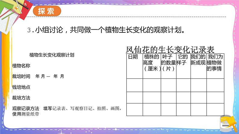 教科版科学四年级下册 1.2种植凤仙花 课件+同步教案+同步练习06
