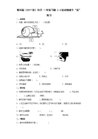 科学4.给动物建个“家”精品达标测试