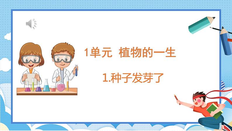 苏教版三年级下册科学 1.1 种子发芽了（课件）01
