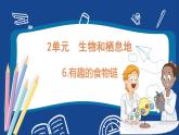 蘇教版六年級下冊科學(xué) 2.6  有趣的食物鏈（課件)
