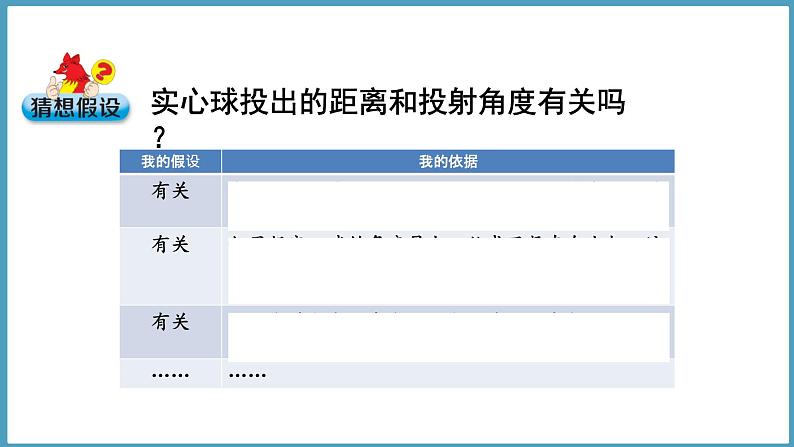 准备单元  投实心球的诀窍（课件）六年级科学下册大象版（2017）03