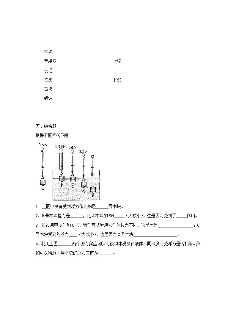 3.11浮力（课件+教案+课时练）苏教版科学四年级上册02