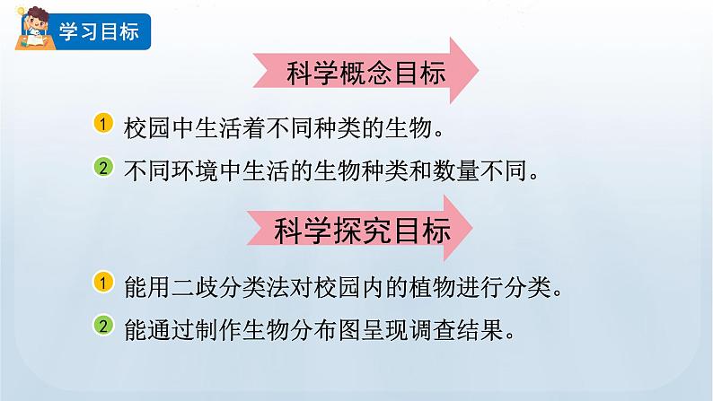 教科版科学六年级下册 2.2 制作校园生物分布图 课件02