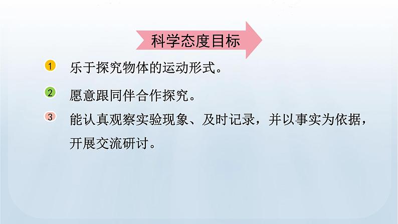 教科版科学三年级下册 1.3 直线运动和曲线运动 课件第3页