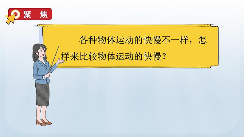 教科版科学三年级下册 1.5 比较相同距离内运动的快慢 课件第5页