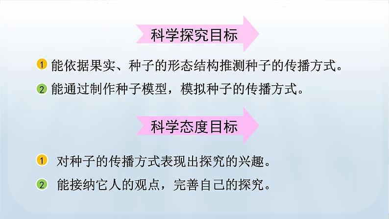 教科版科学四年级下册 1.7 种子的传播 课件第3页