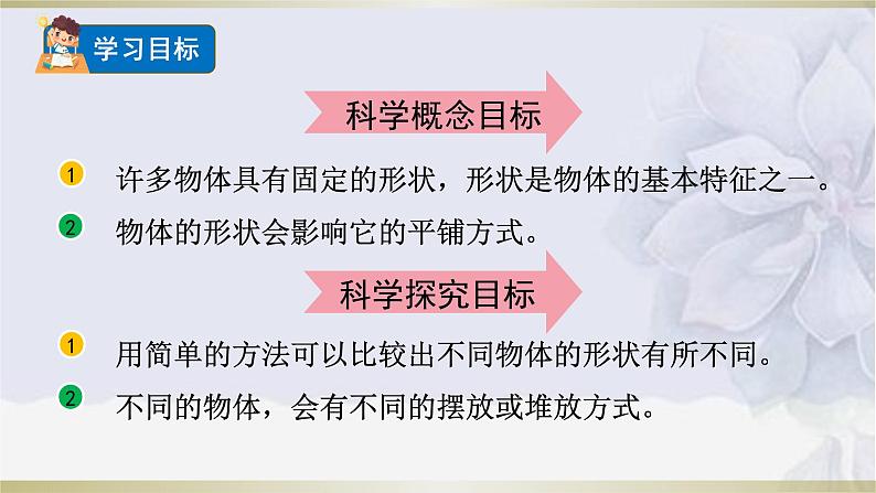 教科版科学一年级下册 1.3 认识物体的形状 课件02