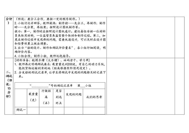 2.7《制作与测试我们的小船》教科版五年级下册课件＋教案（2023春新版）03