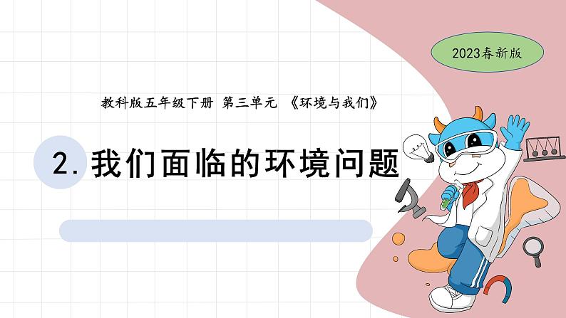 2.《我们面临的环境问题》教学课件第1页