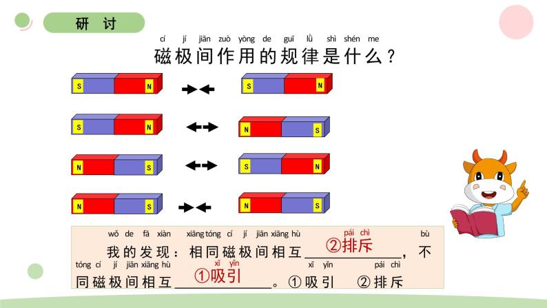 二下1-6磁极间的相互作用 教科版二年级下册课件＋教案（2023春新版）06