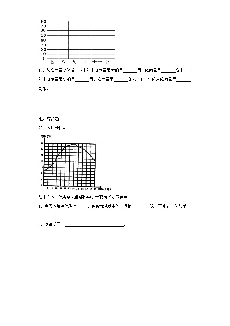 人教鄂教版四年级下册 第一单元 天气与气 单元练习（含答案）第3页